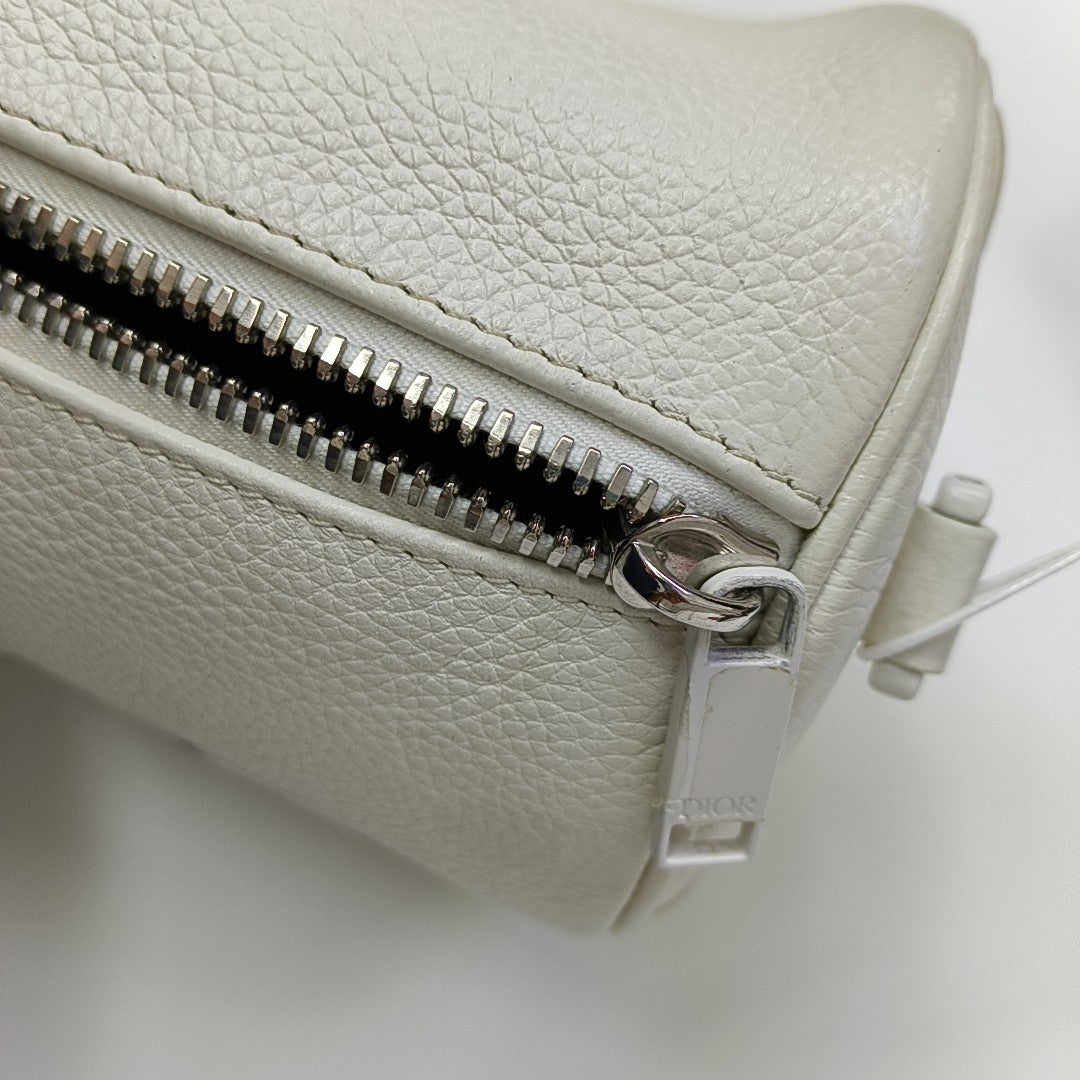 Calfskin Shoulder Bag White