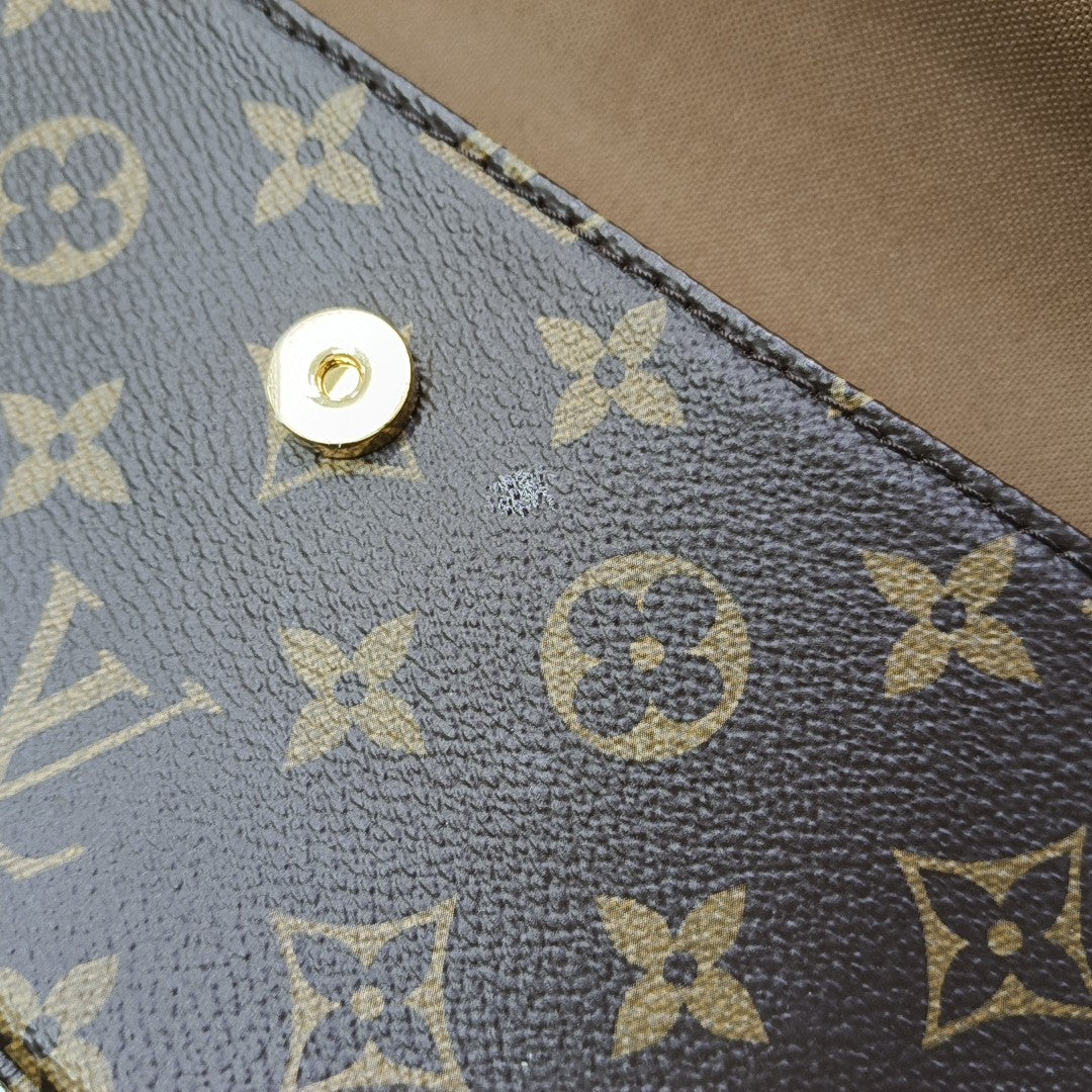 IVY Monogram Coated Canvas Brown