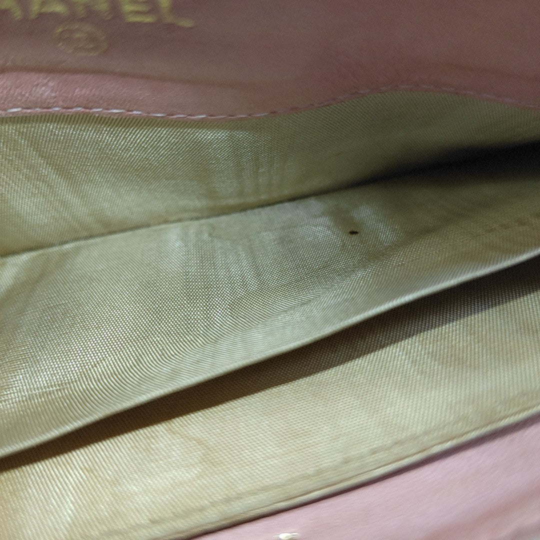 CC TIMELESS Grained Calfskin Pink
