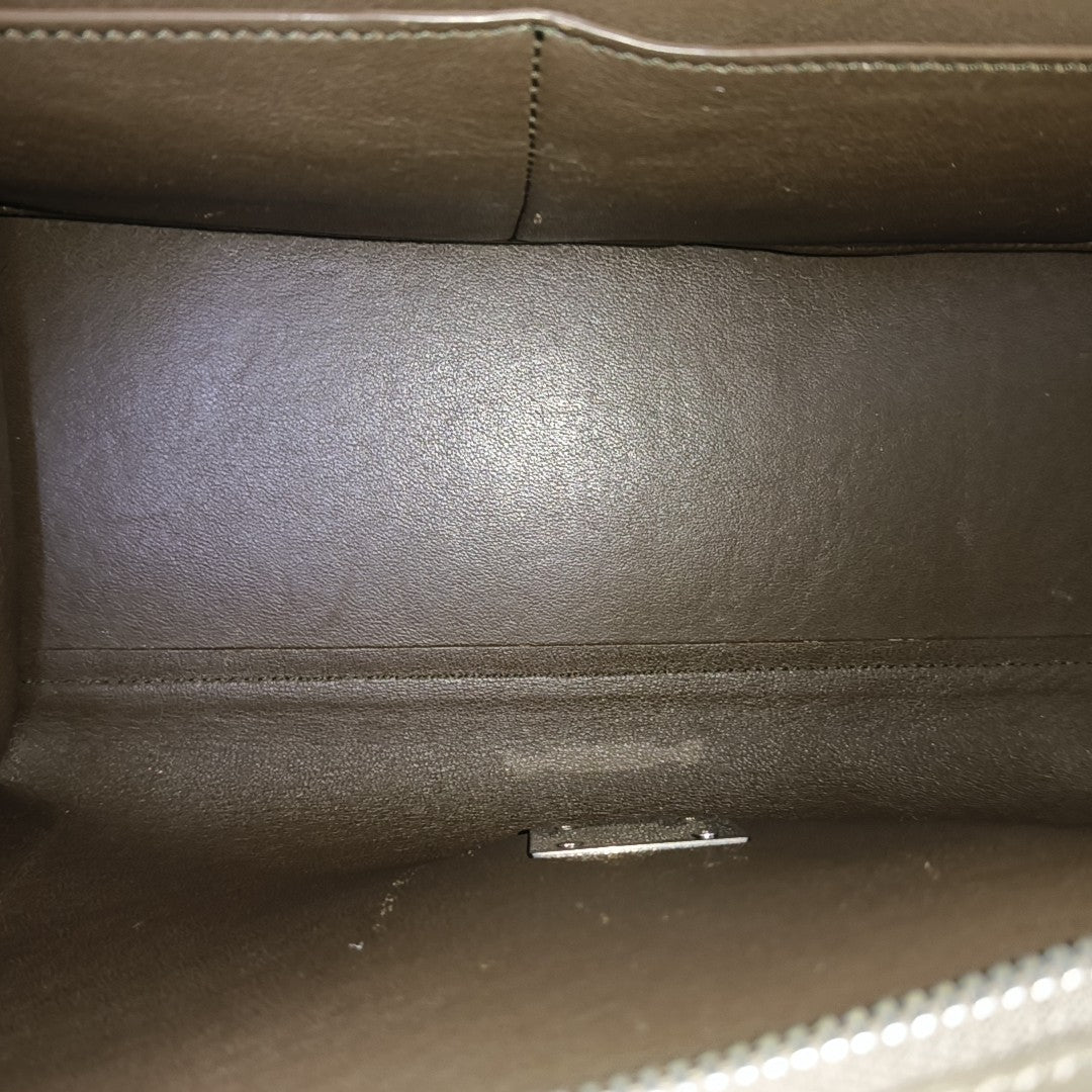 TRAPEZE Small Calfskin Gray