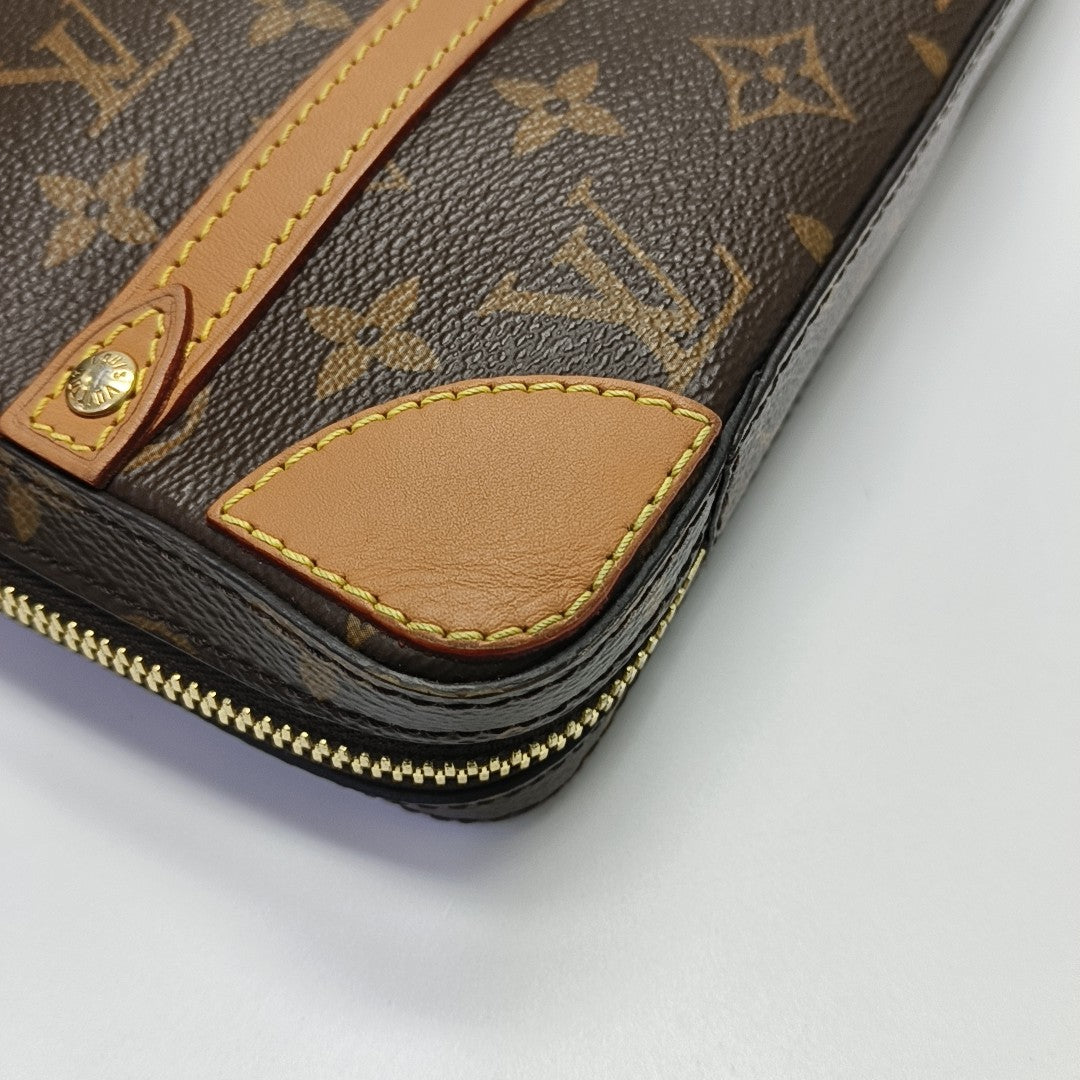 SOFT TRUNK PM Monogram Coated Canvas Brown
