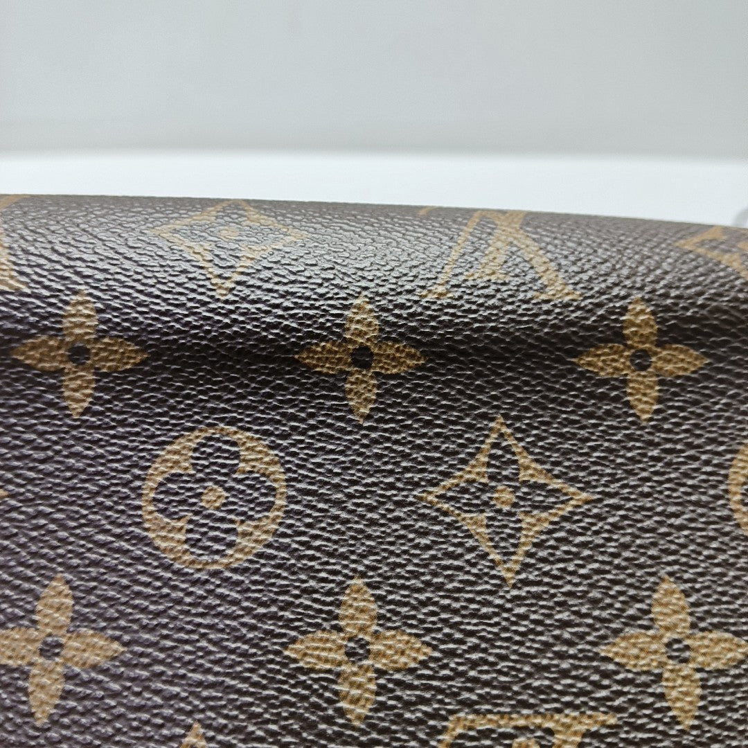 FÉLICIE Monogram Coated Canvas Brown