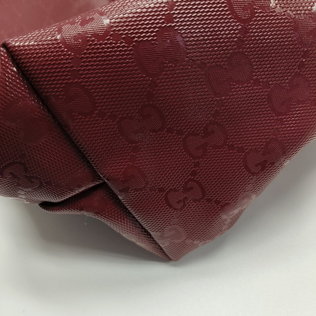 GG Imprime Monogram Coated Canvas Red