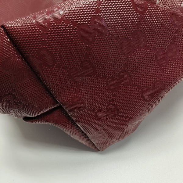 GG Imprime Monogram Coated Canvas Red