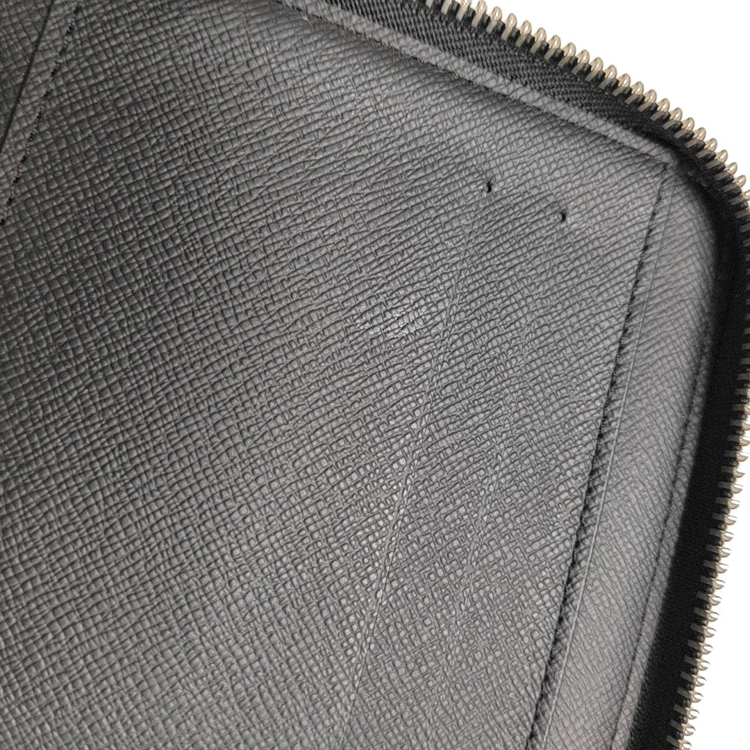 ZIPPY Damier Graphite Coated Canvas Gray Wallet