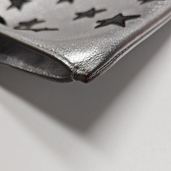 Calfskin Clutch Silver
