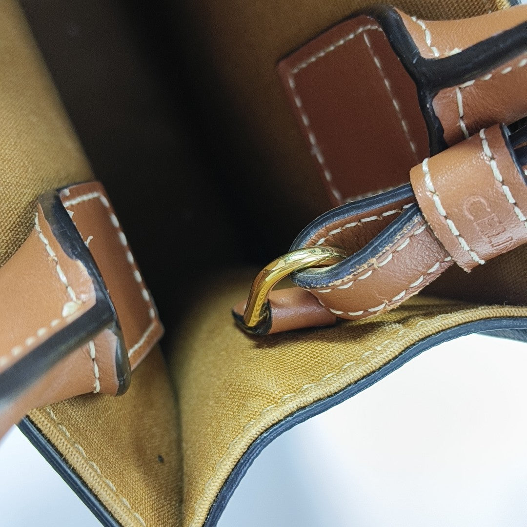 CABAS CELINE Mini Coated Canvas Brown