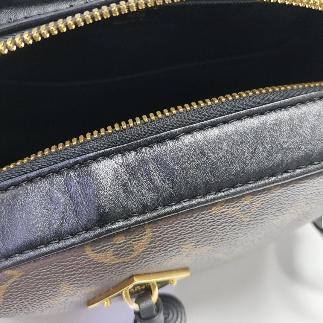 SAINTONGE Monogram Coated Canvas Brown