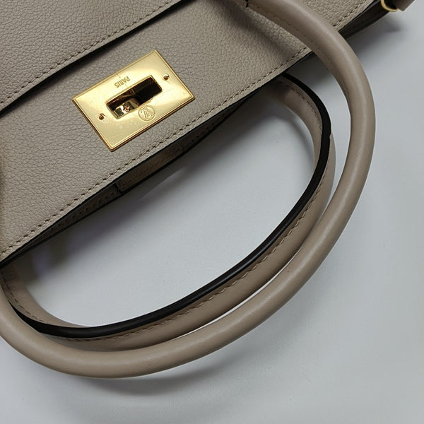 ON MY SIDE MM Monogram Calfskin Beige