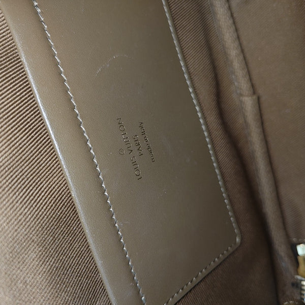 UTILITY Monogram Coated Canvas Brown
