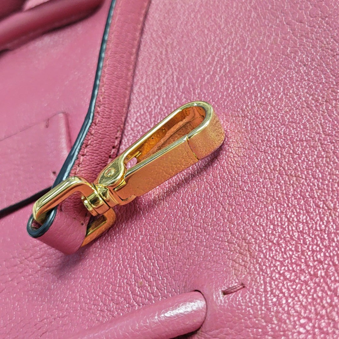 Calfskin Shoulder Bag Pink