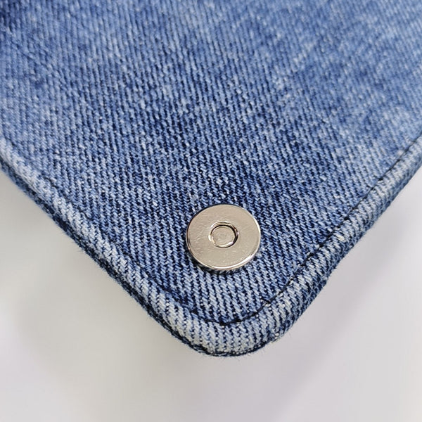 Matelassé Mini Denim Blue