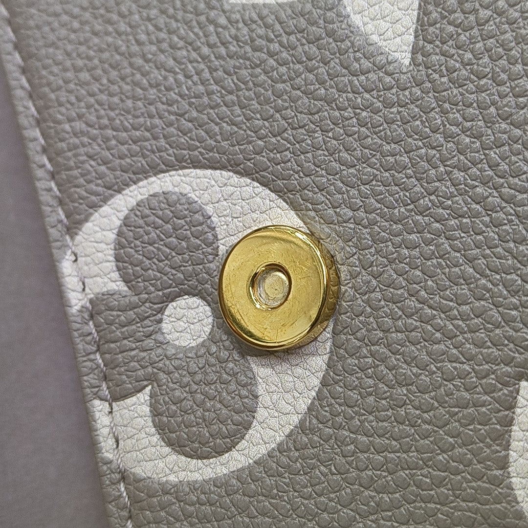 IVY Monogram Calfskin Gray