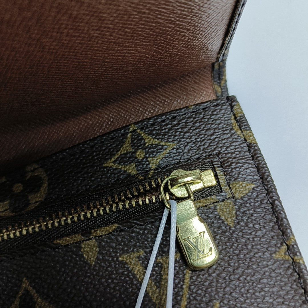 POCHETTE RABAT Monogram Coated Canvas Brown