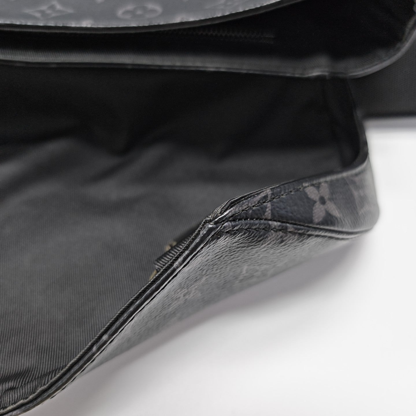 VOYAGER PM Monogram Coated Canvas Black