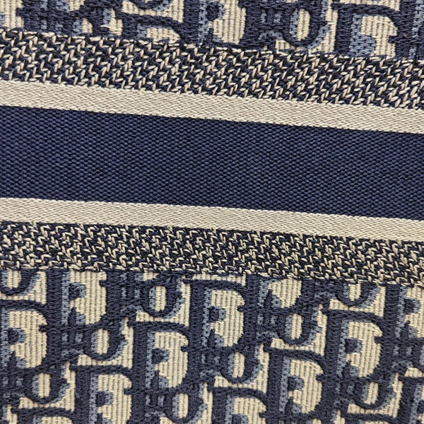 Book Tote Small Oblique Canvas Blue