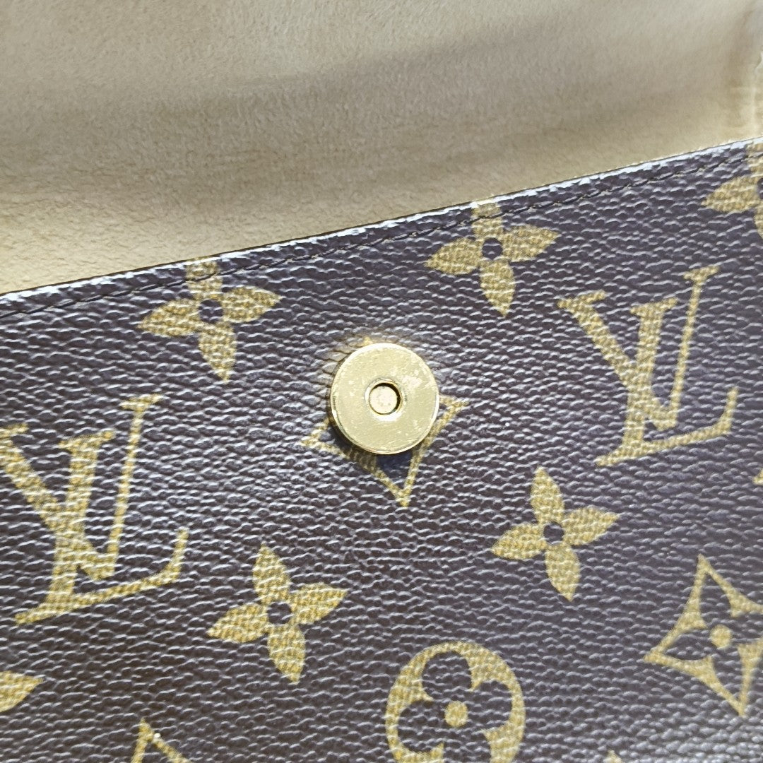 FLORENTINE Monogram Coated Canvas Brown