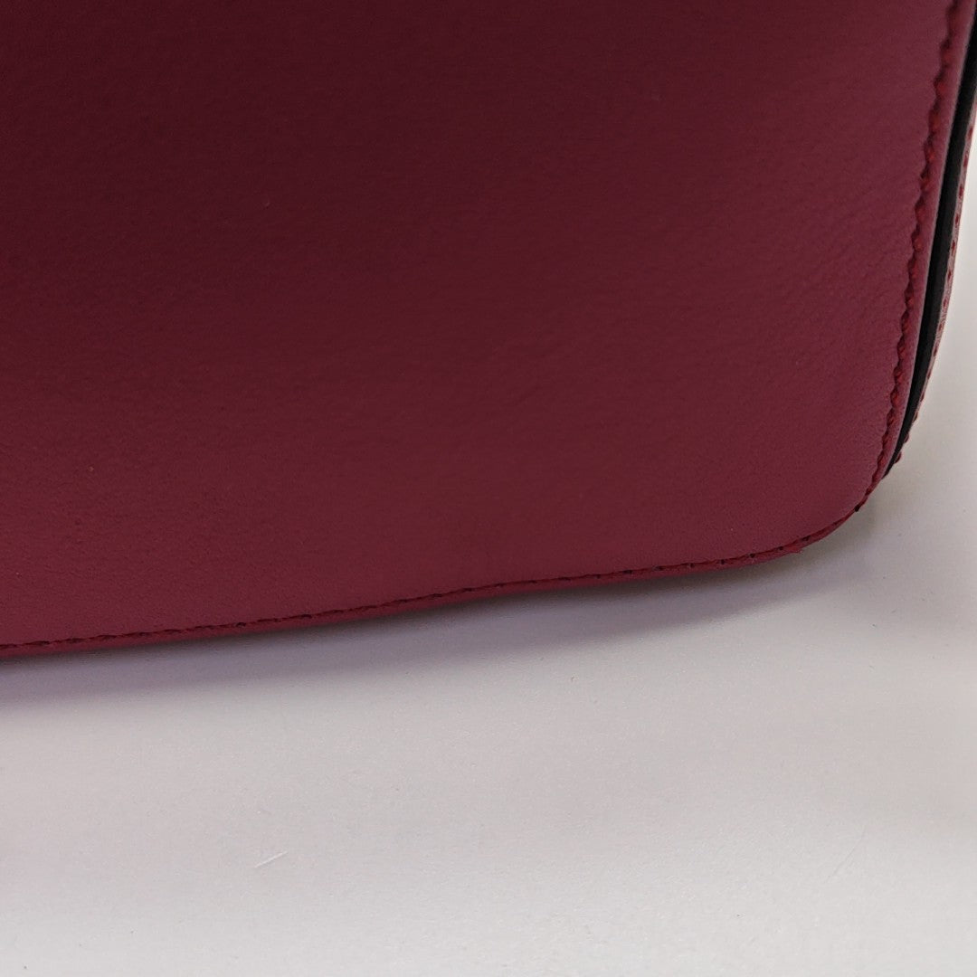 Puzzle Mini Calfskin Red