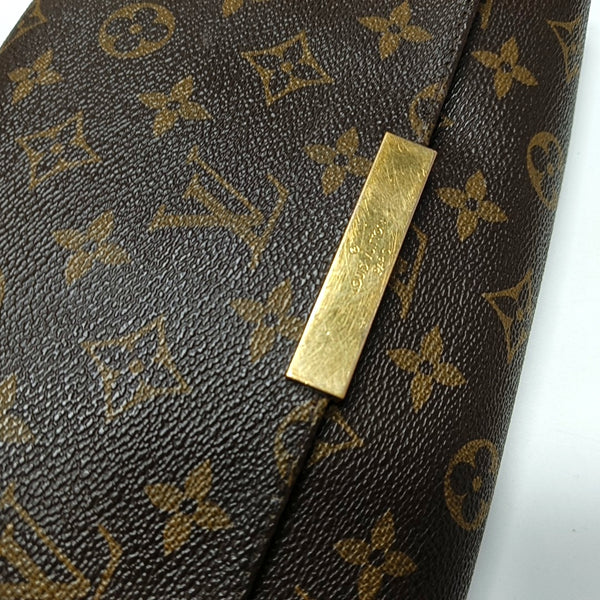 FAVORITE MM Monogram Coated Canvas Brown