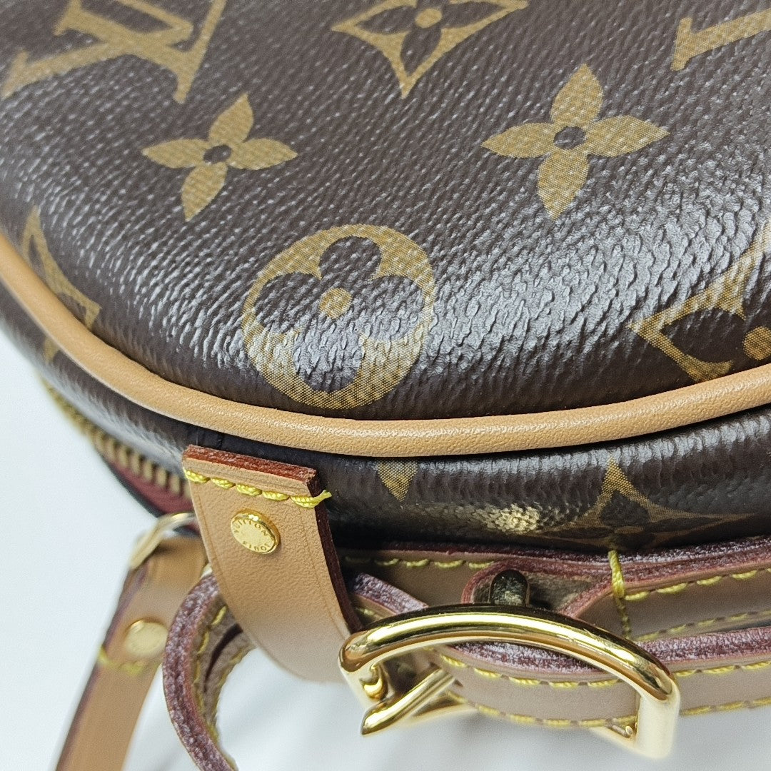 BOITE CHAPEAU PM Monogram Coated Canvas Brown