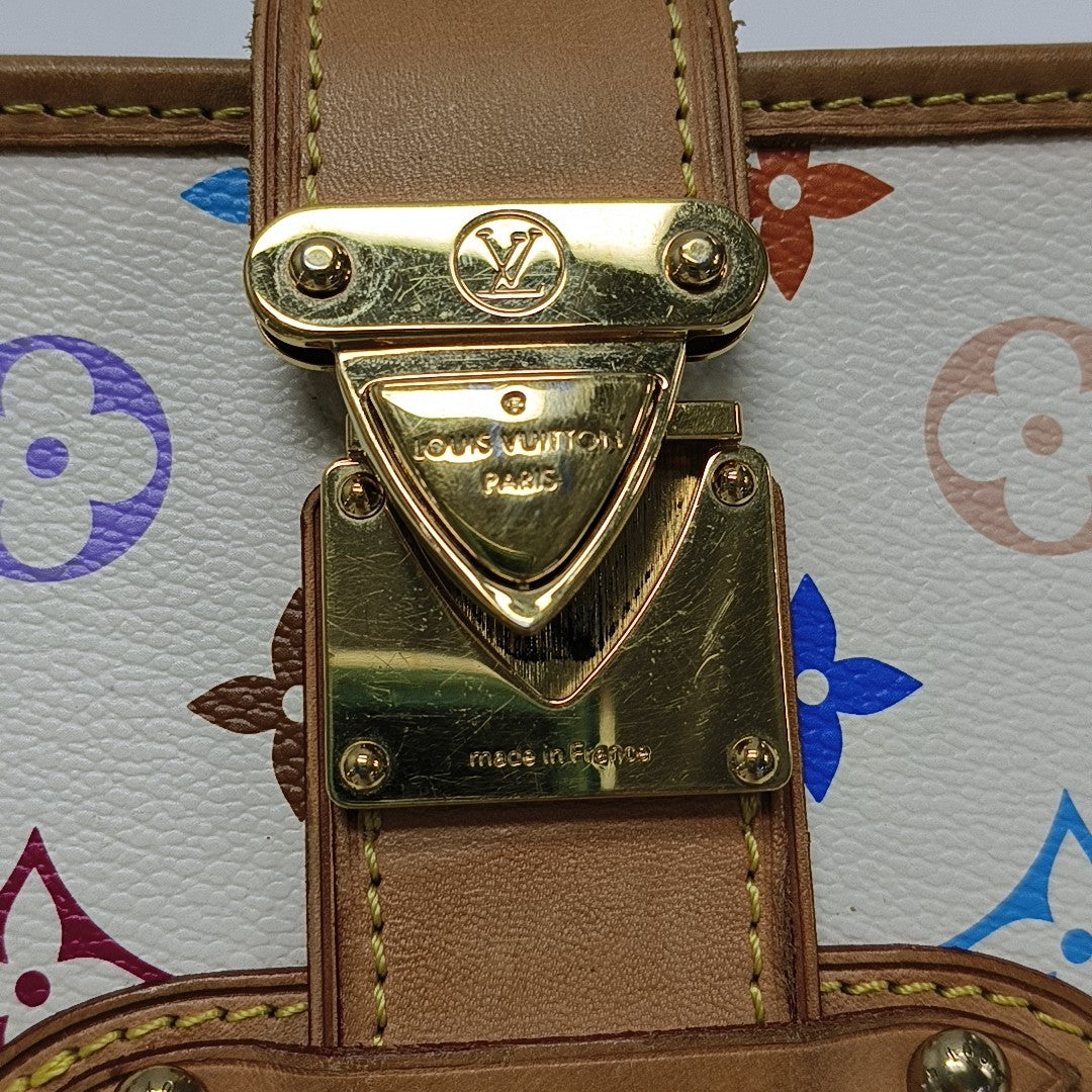 LV × TM SHIRLEY Monogram Coated Canvas White