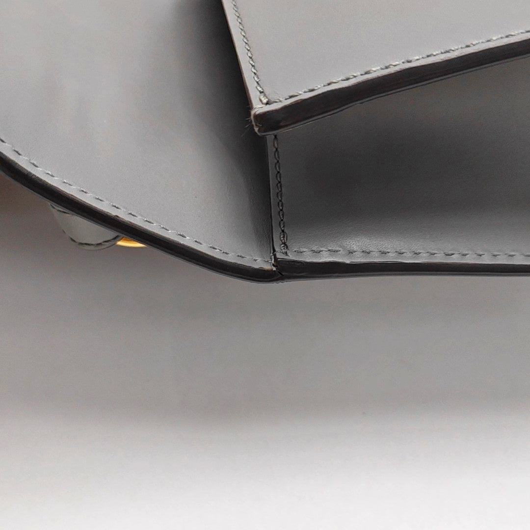 Authenticated pre-owned  Sylvie Small Calfskin Grey - Shoulder Bag at Looply