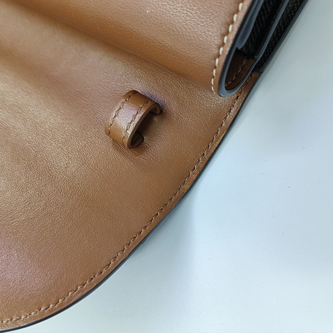 TRIOMPHE CANVAS Small Coated Canvas Brown