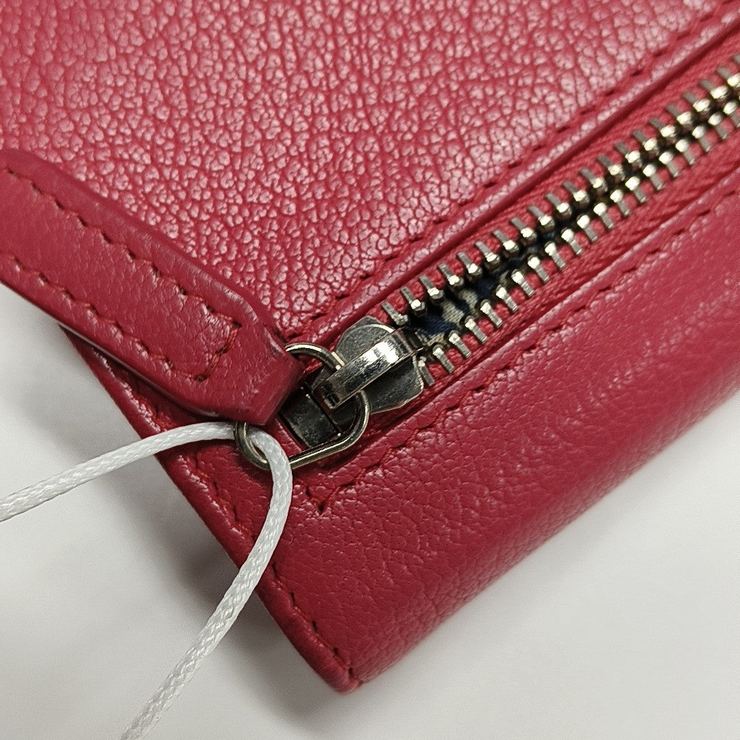 Calfskin Wallet Red