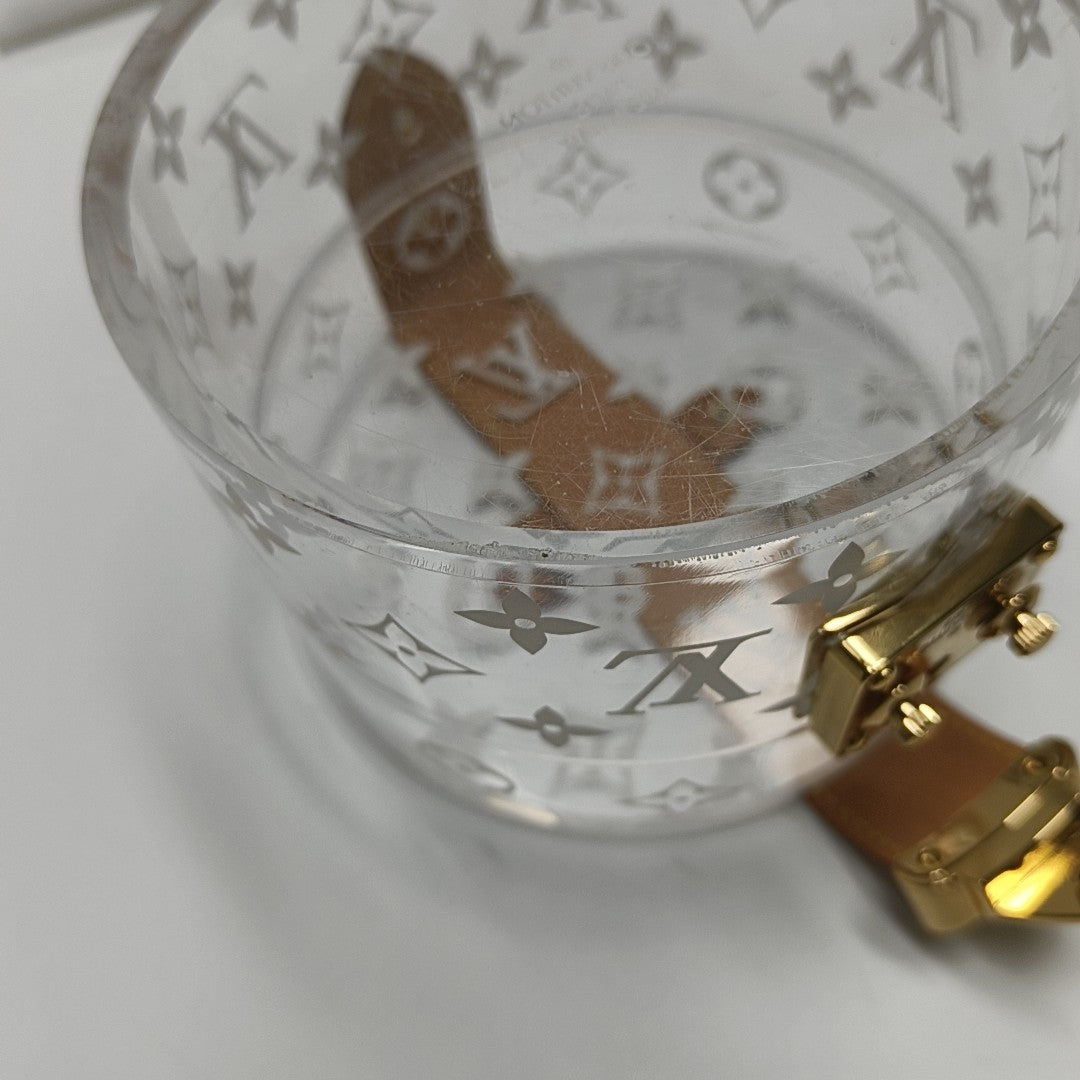 BOX SCOTT Monogram Plastic Clear