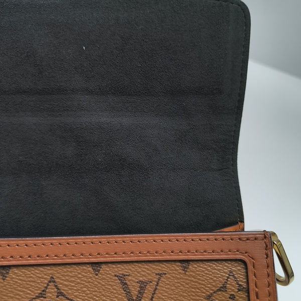 DAUPHINE Mini Monogram Coated Canvas Brown