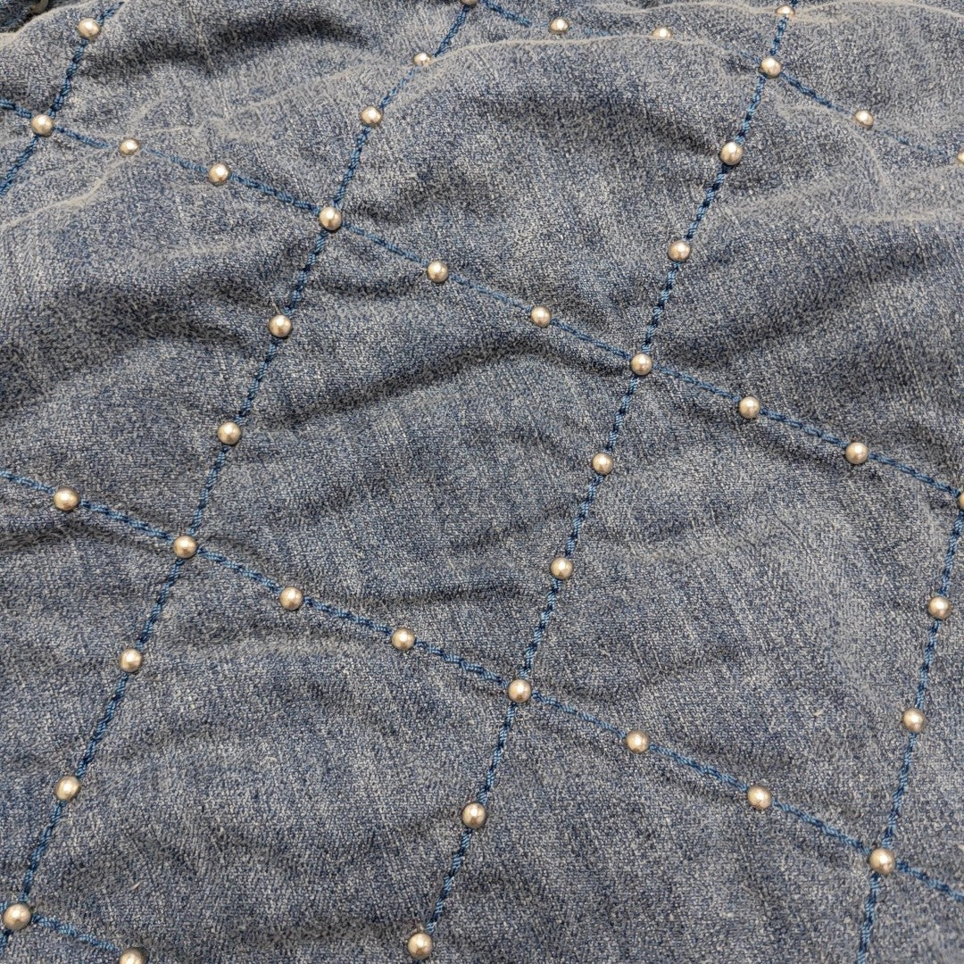 24S Small Quilted Denim Blue
