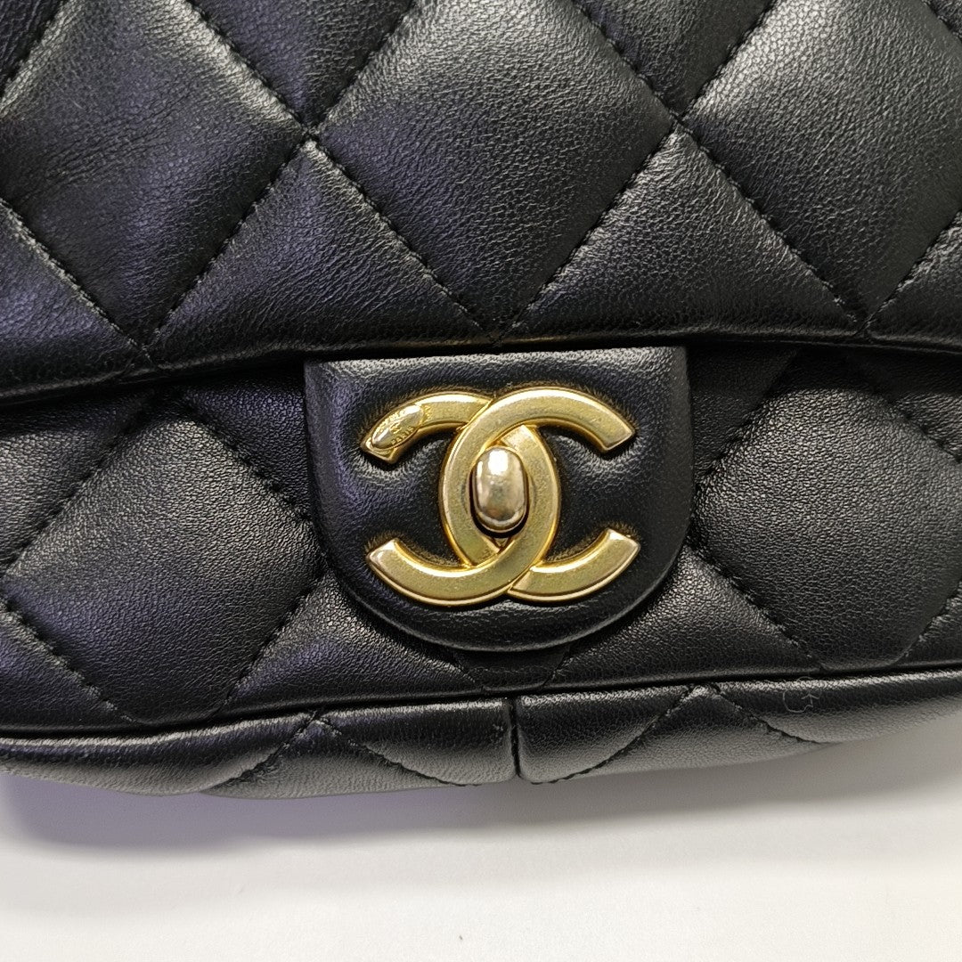 CLASSIC FLAP Mini Quilted Lambskin Black