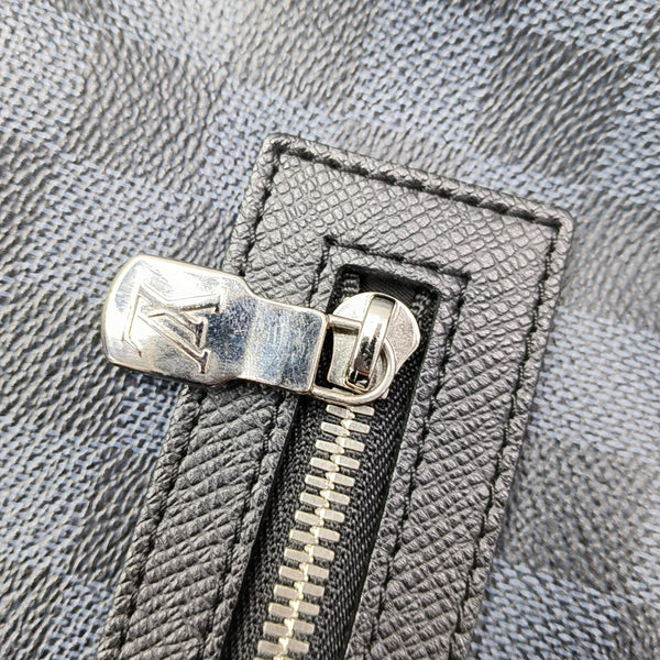 ZACK Damier Coated Canvas Blue