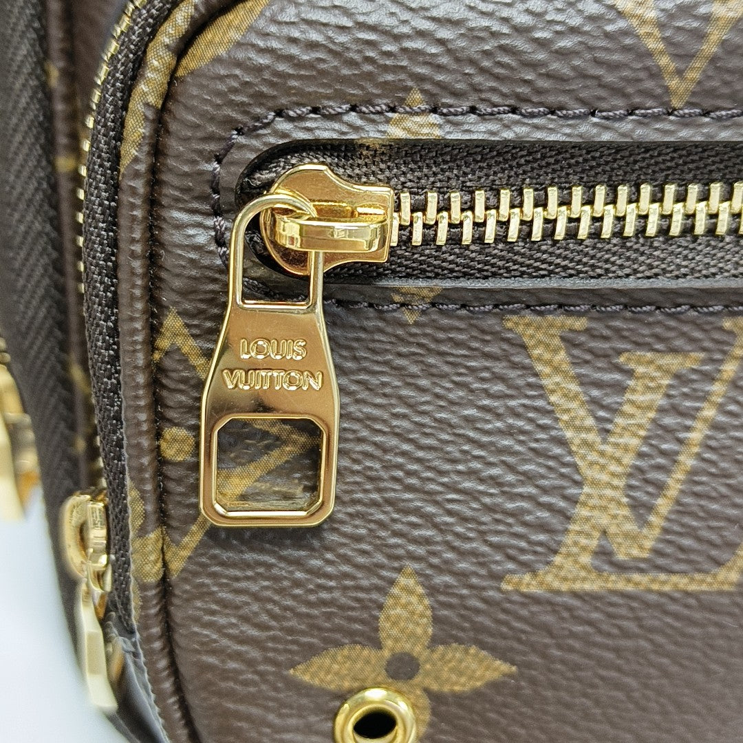 UTILITY Monogram Coated Canvas Brown