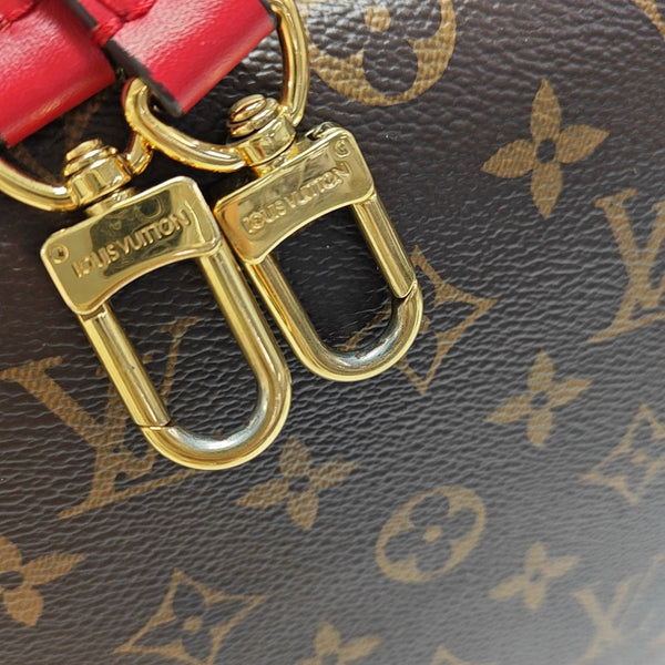 NÉONOÉ MM Monogram Coated Canvas Brown