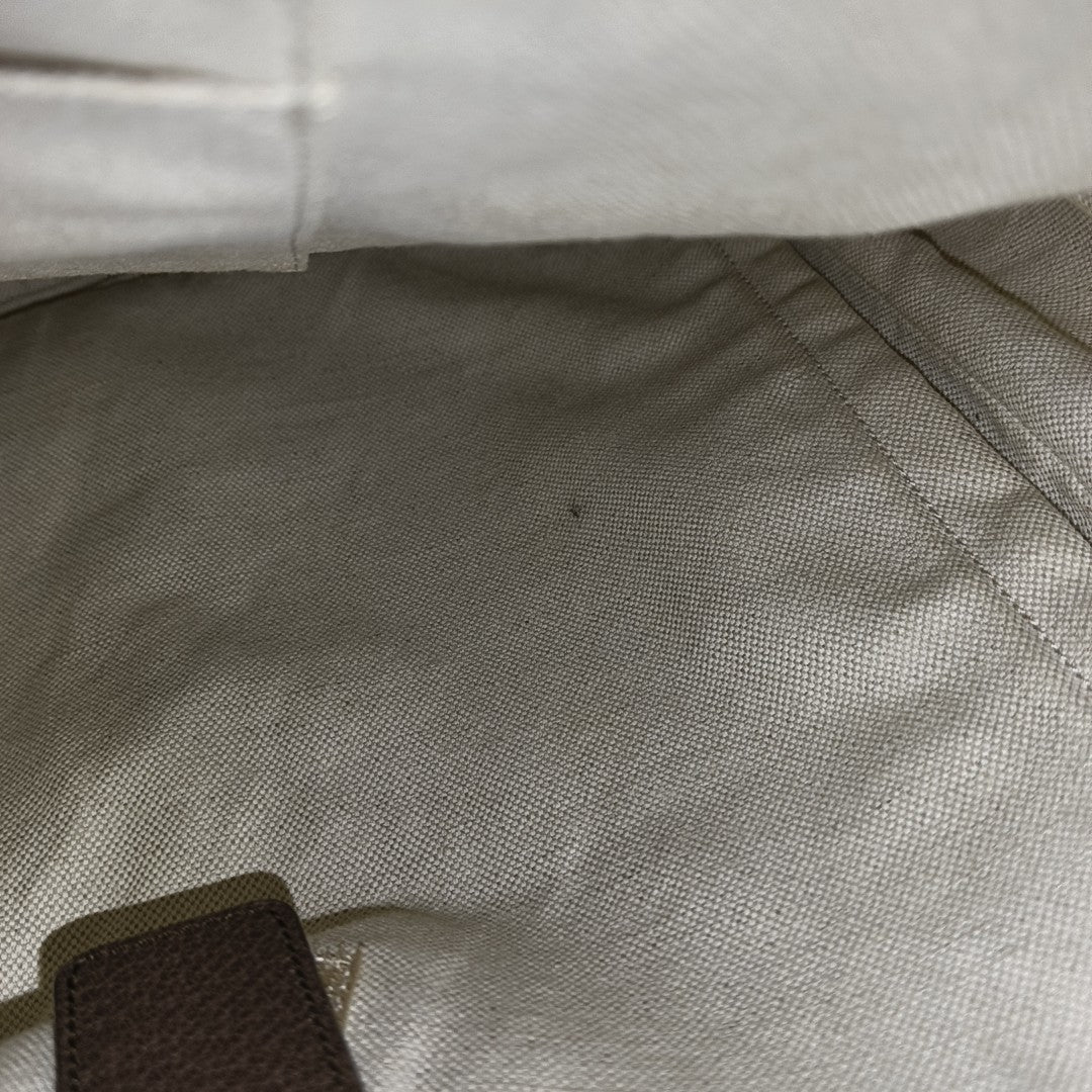 Courrier Monogram Coated Canvas Beige