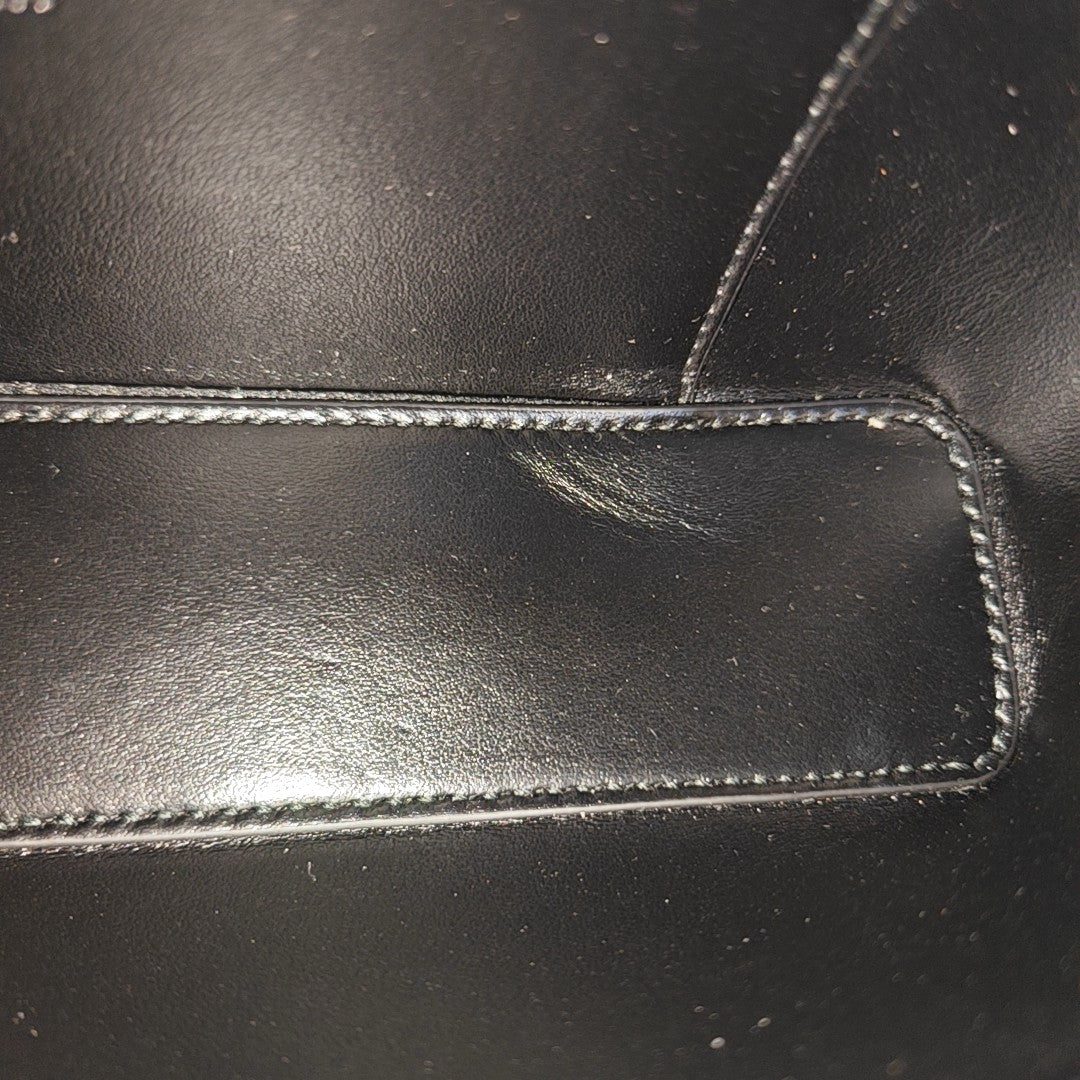 Calfskin Shoulder Bag Black