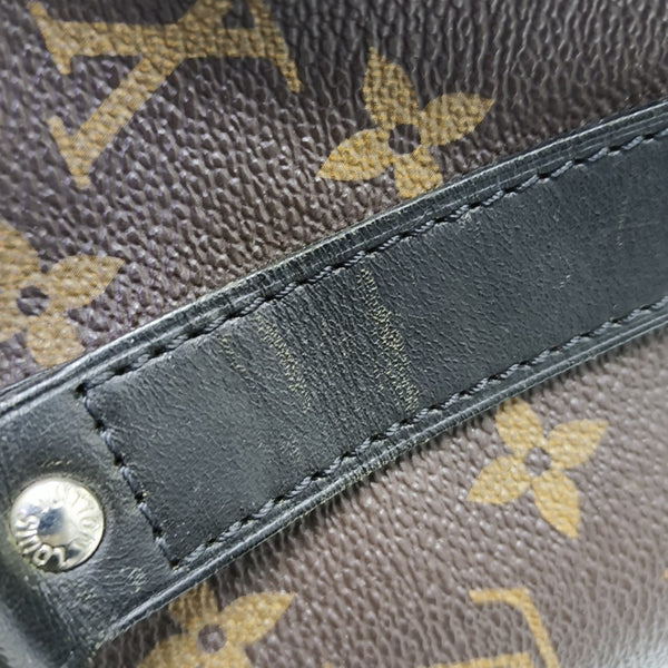 KEEPALL 45 Monogram Coated Canvas Brown