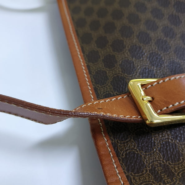 MACADAM TOTE Coated Canvas Brown