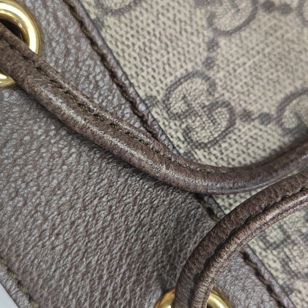 Ophidia Mini Monogram Coated Canvas Beige