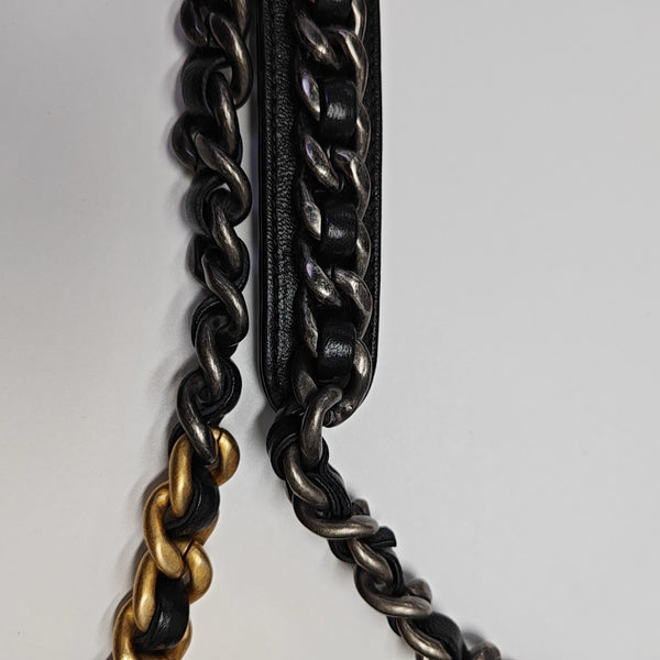 CHANEL 19 Small Quilted Lambskin Black