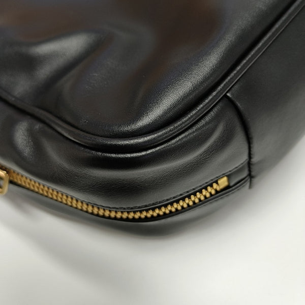 Beau Large Calfskin Black