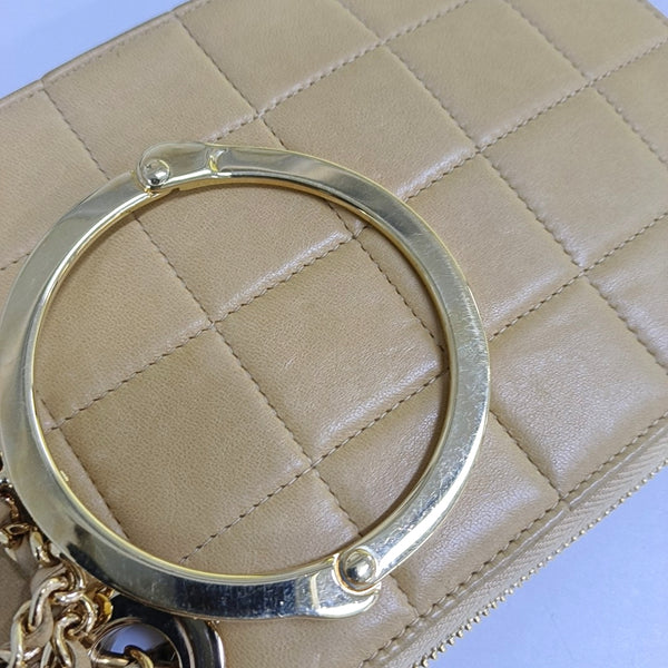 Quilted Lambskin Beige
