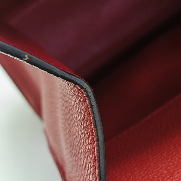 CITY STEAMER PM Calfskin Red