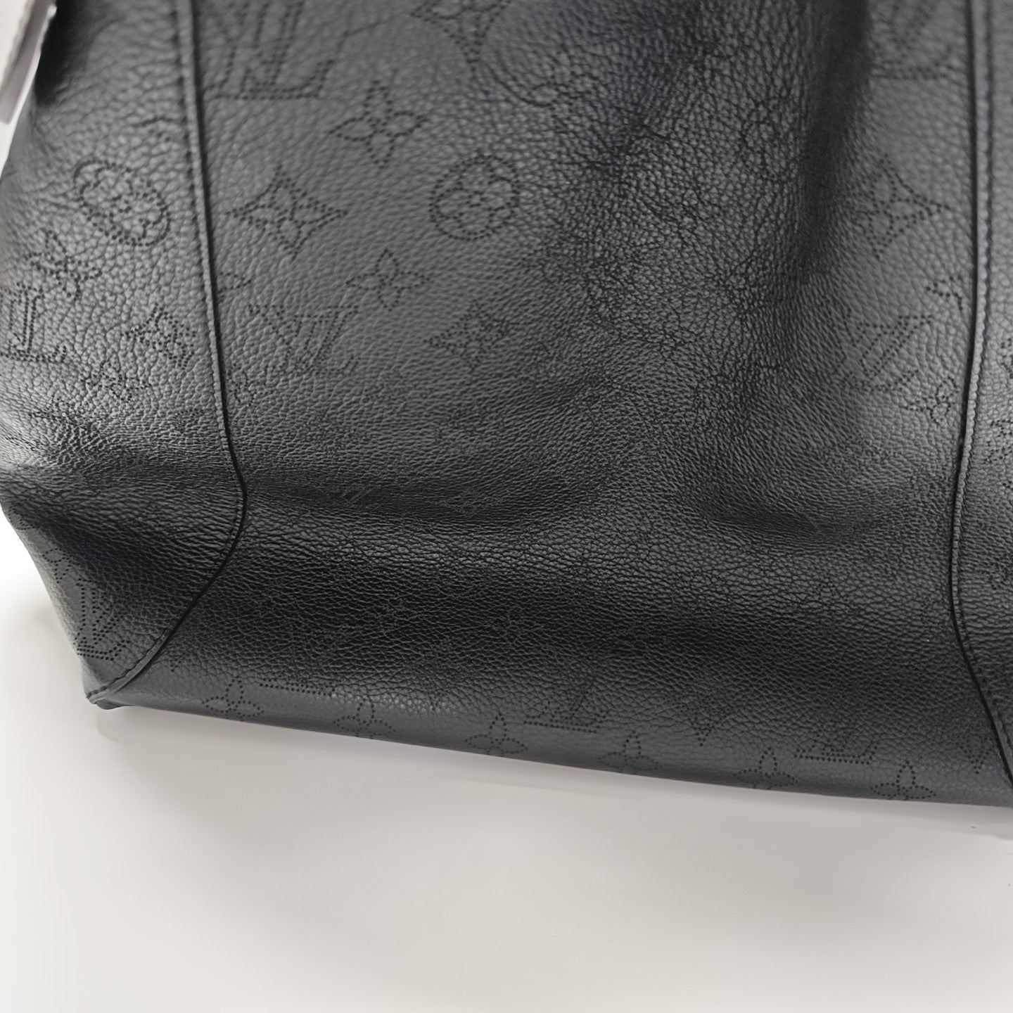 HINA Monogram Calfskin Black