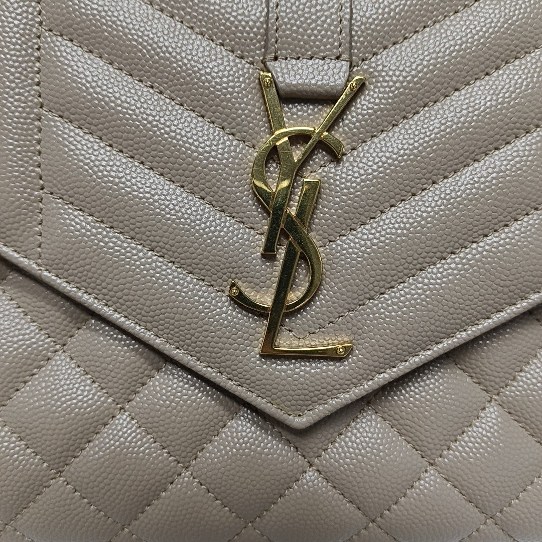 MONOGRAM Quilted Calfskin Beige