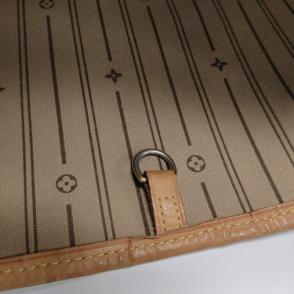 NEVERFULL MM Monogram Coated Canvas Brown