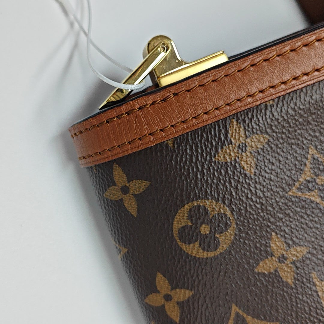 DAUPHINE MM Monogram Coated Canvas Brown