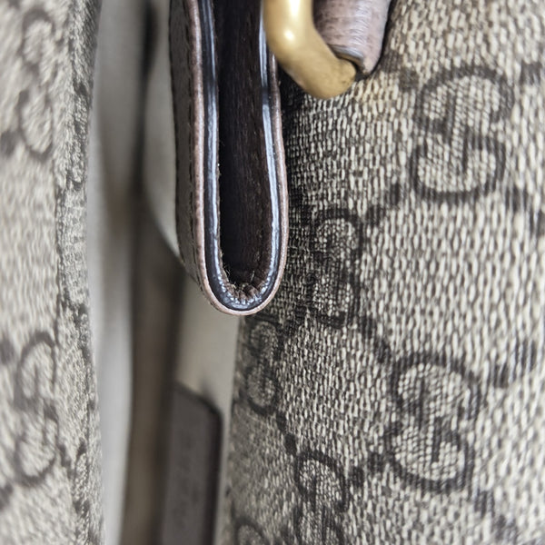 Neo Vintage Small Monogram Coated Canvas Beige