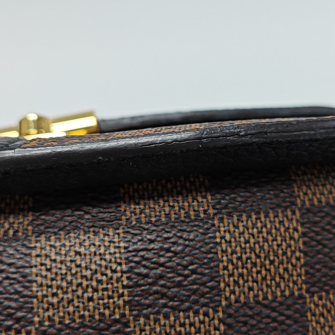 WIGHT Damier Ebene Coated Canvas Brown